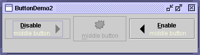HTML text in buttons