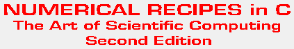 Numerical Recipes in
C