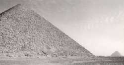 The North (Red) Pyramid, with the Bent Pyramid in the background