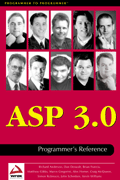 ASP 3.0 Programmers Resource