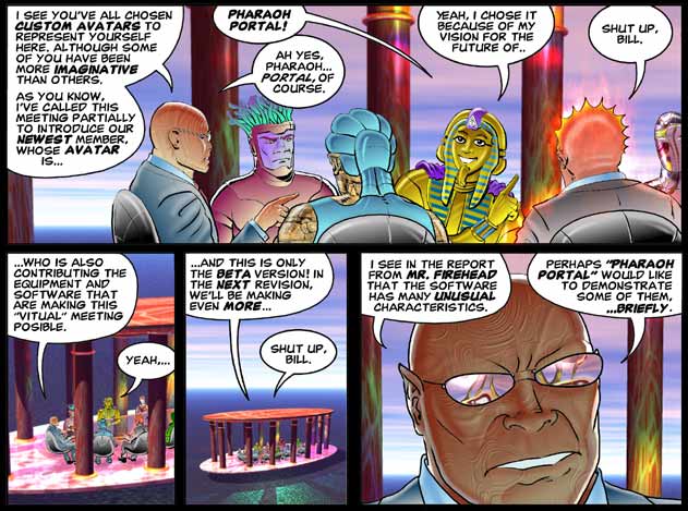 A meeting of the bored.