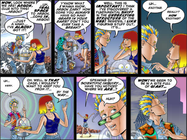 Wake up and smell the electrons!