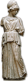 Athena - daughter of Zeus (born from his head) was the goddess of crafts, domestic arts and war. She actively helped the heroes Perseus and Jason in their quests.